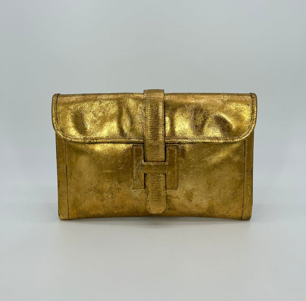 Vintage Hermes Gold Foil Jige Pm – Ladybag International