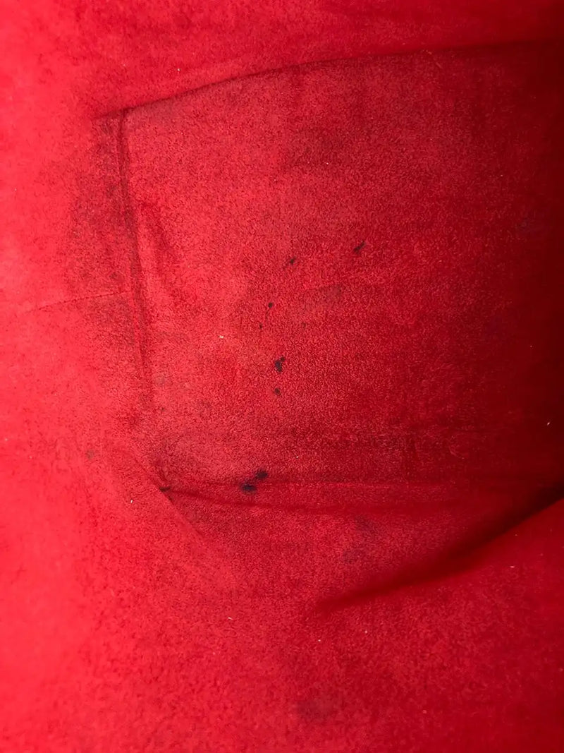 Louis Vuitton Castillian Red Epi Noe Drawstring Bucket Bag