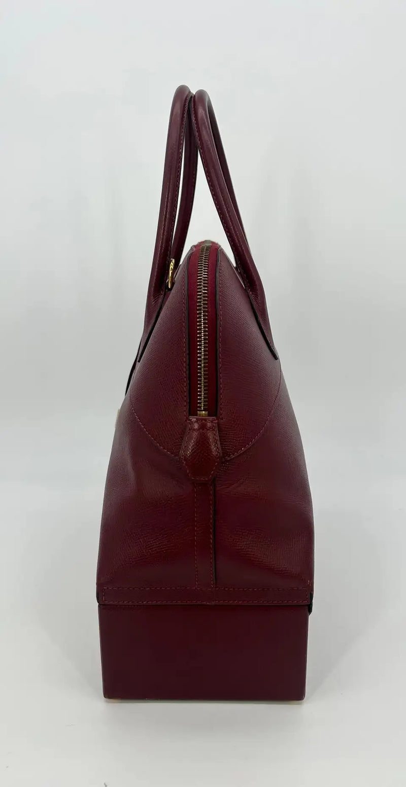 Hermes Rouge Epsom Leather Macpherson Bag c1990s