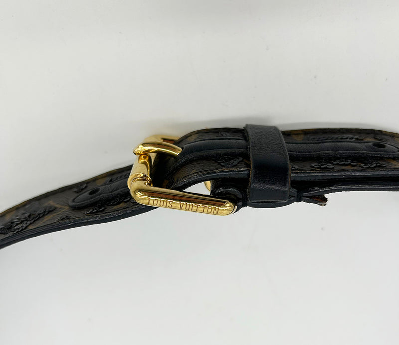 Limited Edition Louis Vuitton Monogram Sequin Eclipse Belt