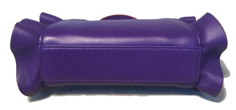 Fendi Purple Micro Mini Peekaboo Bag