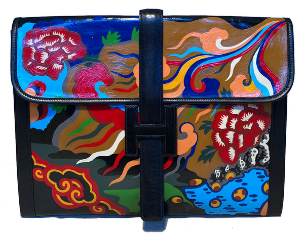 Hermes Hand Painted Jige 35 Clutch – Ladybag International