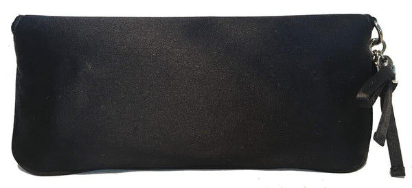 Gucci Clutch bags Black Leather Silk ref.303558 - Joli Closet