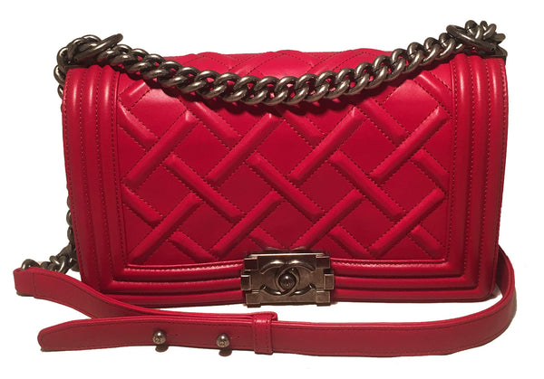 Chanel Brown Square Stitch Bowler Bag – Ladybag International