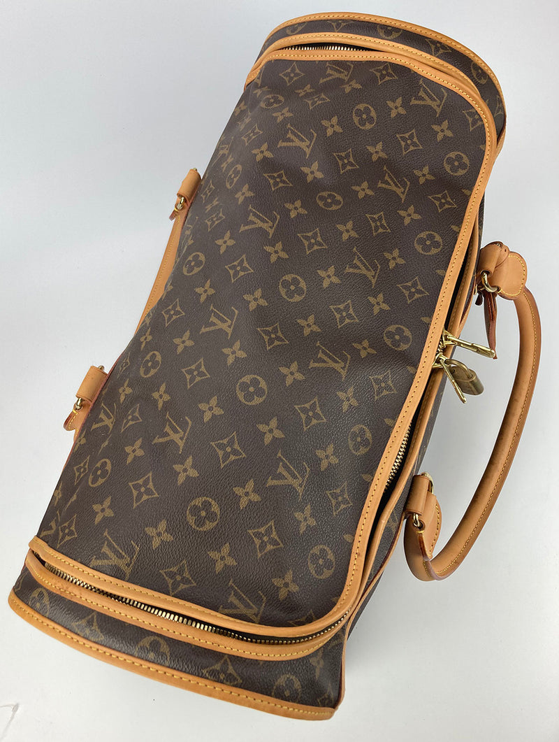 Louis Vuitton Monogram Sac Chien Pet Carrier 50