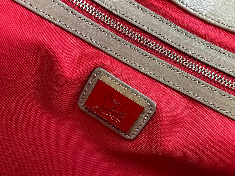 Christian Louboutin Tan Sweet Charity Shoulder Bag