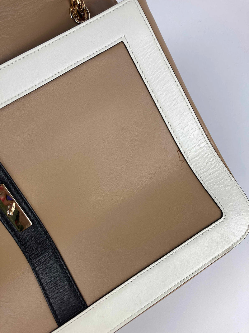 Christian Louboutin Tan Sweet Charity Shoulder Bag