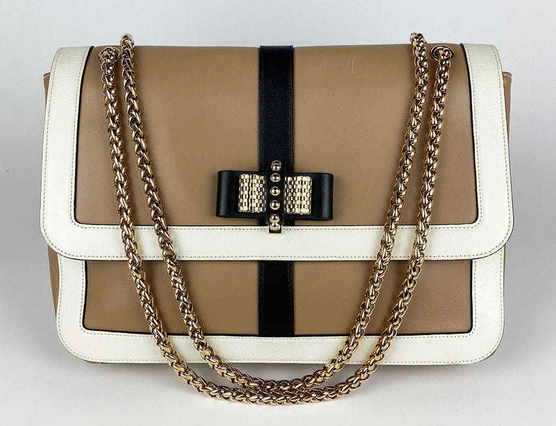 Christian Louboutin Tan Sweet Charity Shoulder Bag