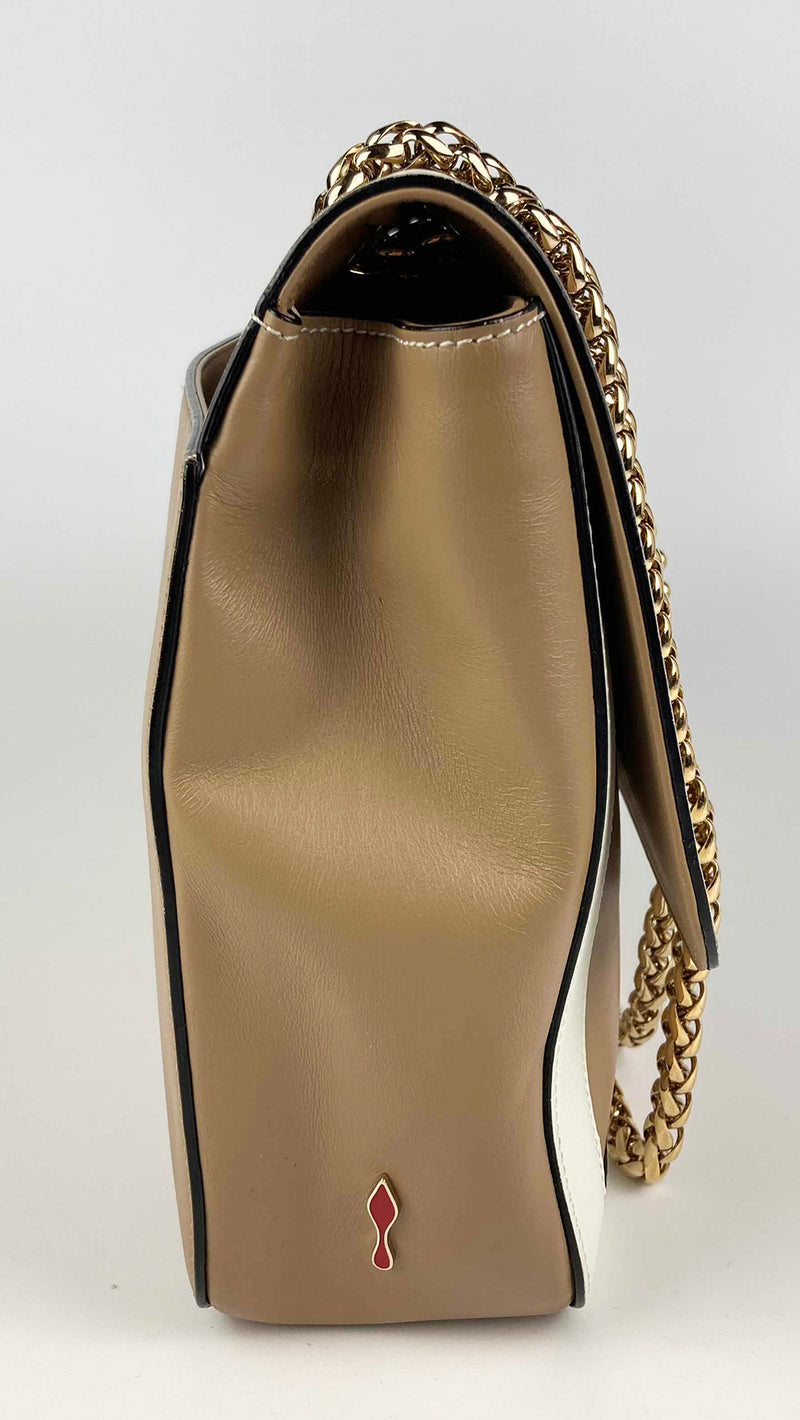 Christian Louboutin Tan Sweet Charity Shoulder Bag