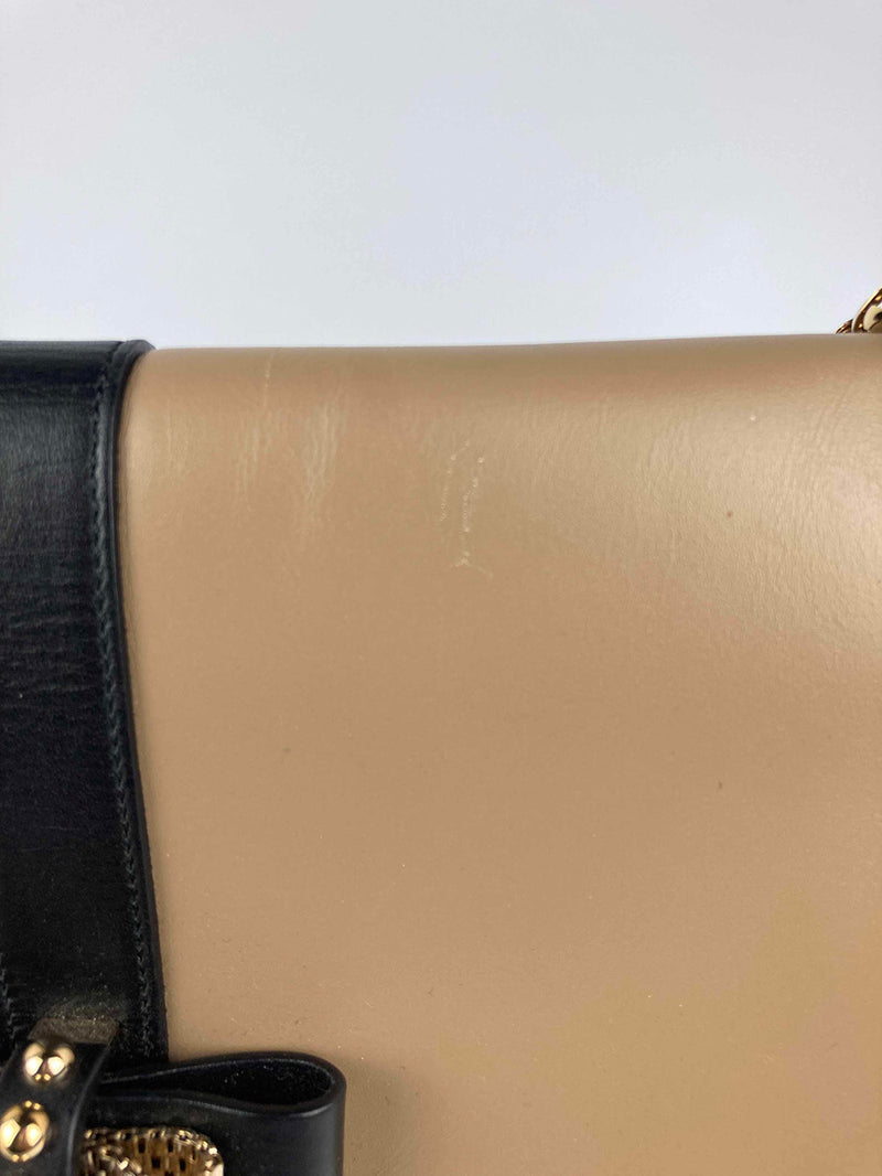 Christian Louboutin Tan Sweet Charity Shoulder Bag