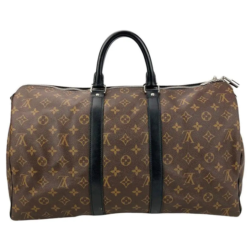 Louis Vuitton Monogram Macassar Keepall Bandoulière 45