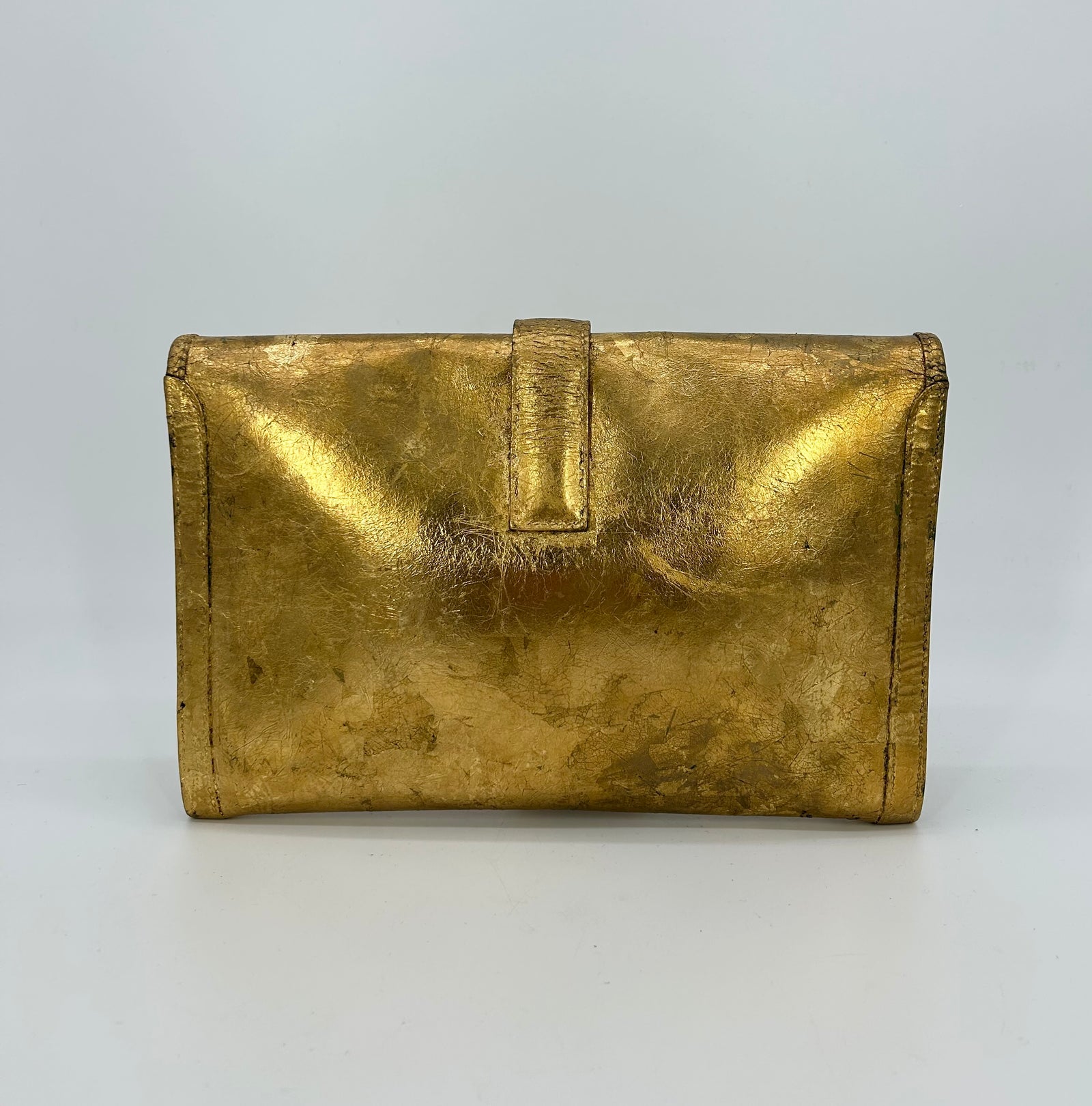 Vintage Hermes Gold Foil Jige Pm – Ladybag International