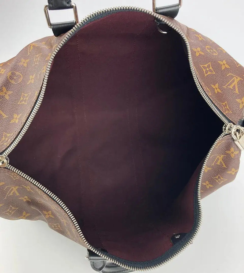 Louis Vuitton Monogram Macassar Keepall Bandoulière 45