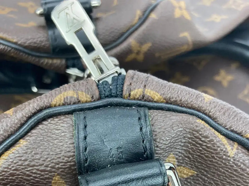 Louis Vuitton Monogram Macassar Keepall Bandoulière 45