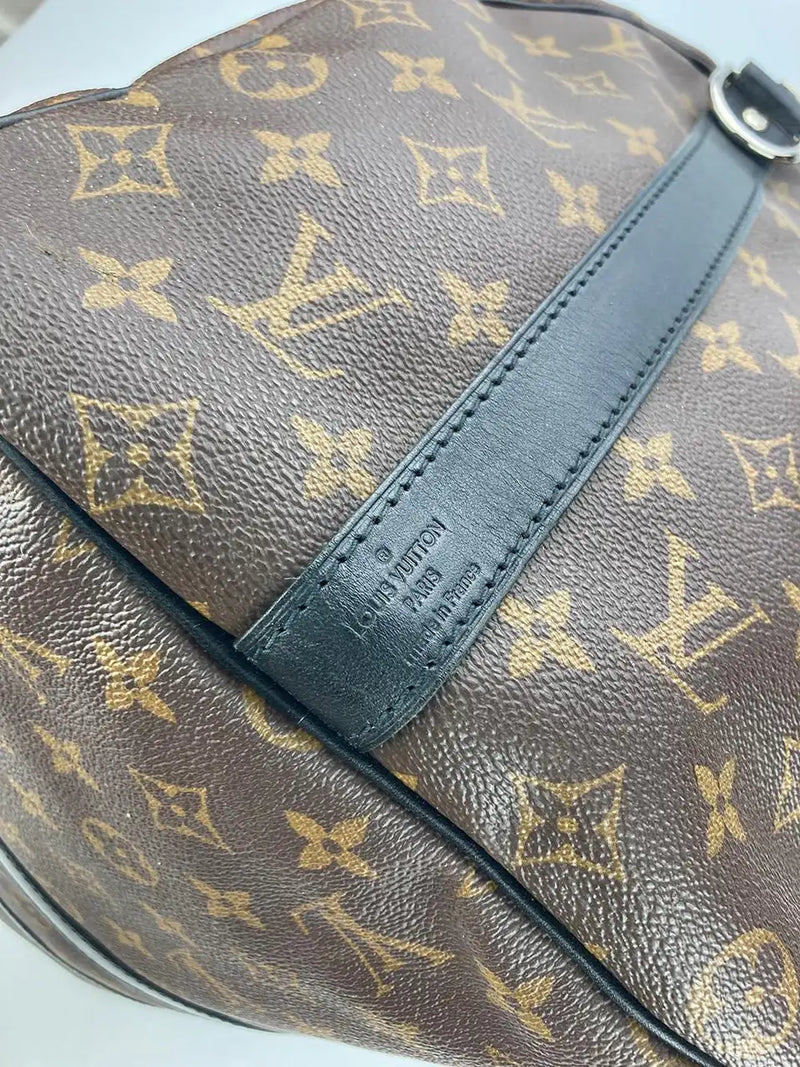 Louis Vuitton Monogram Macassar Keepall Bandoulière 45