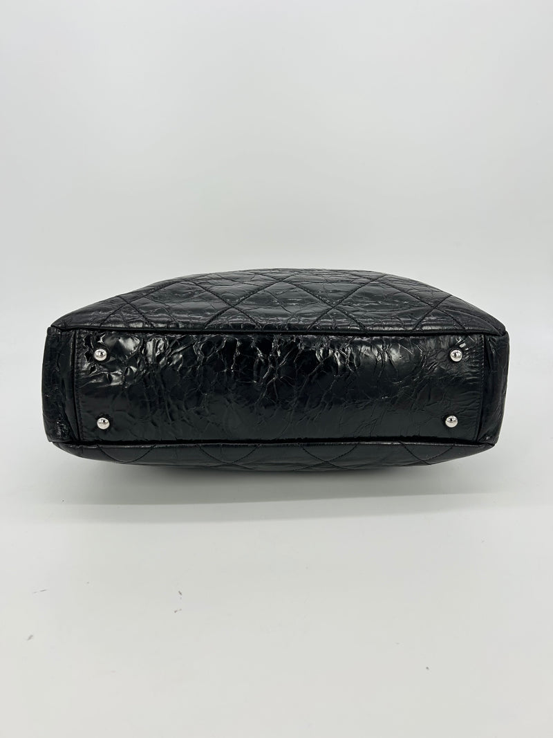 Chanel Black and Grey Portobello Tote