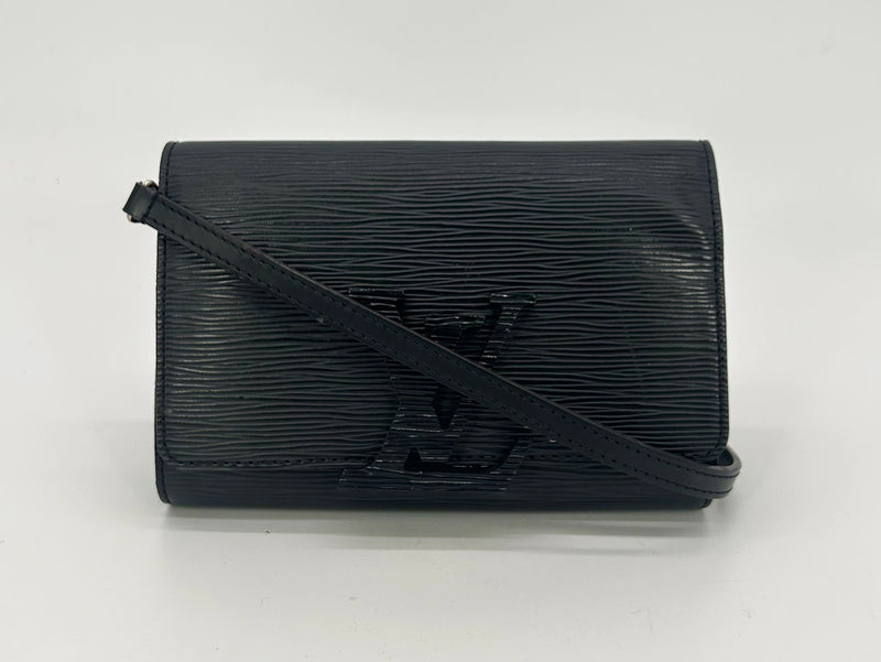 Louis Vuitton Black Epi Louise Strap PM Bag