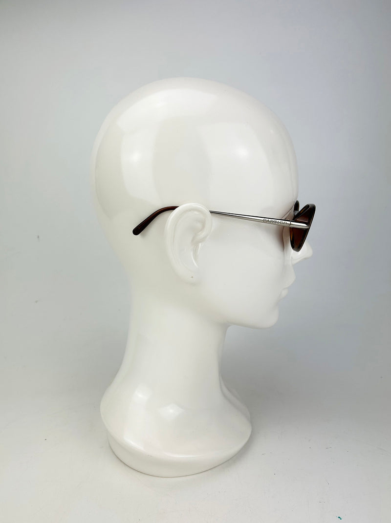 Cartier Aspen Vintage Brown Oval Lens Sunglasses c1990s