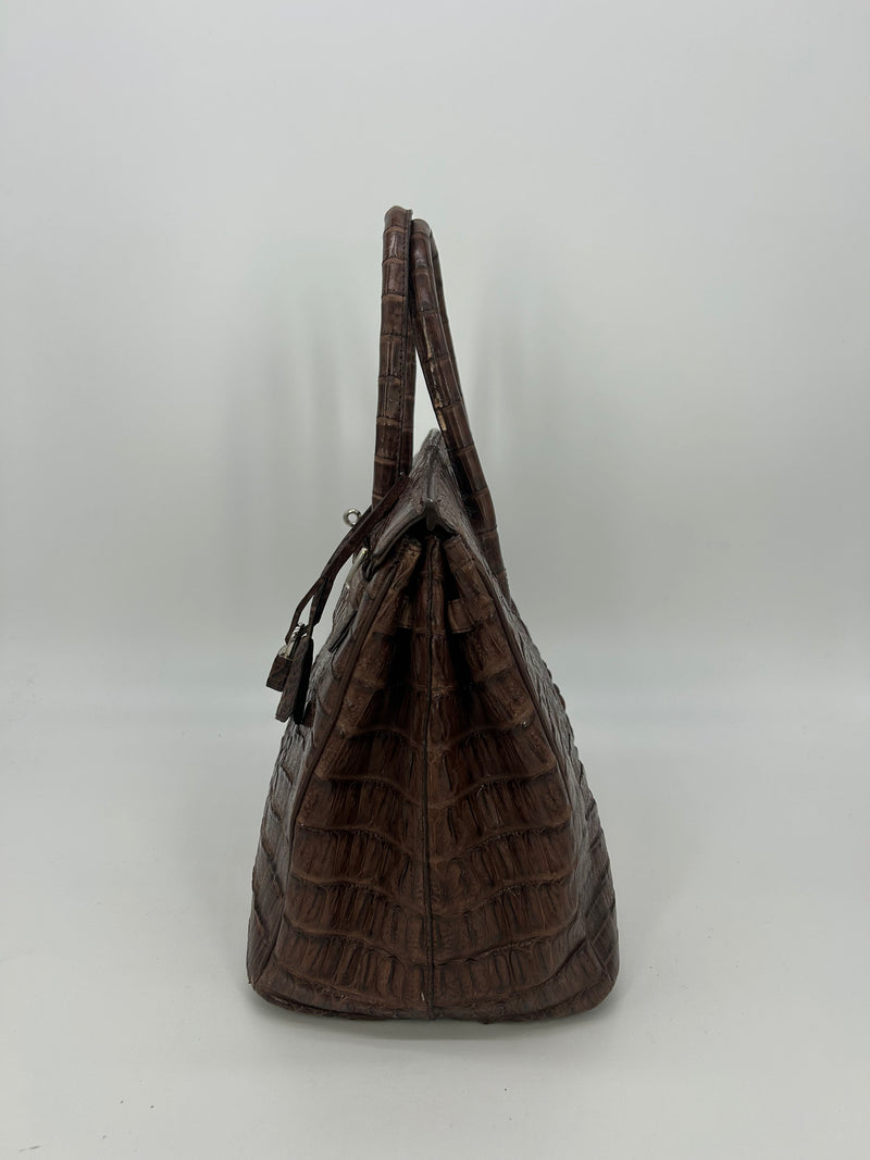 Vintage Hornback Alligator Birkin Bag