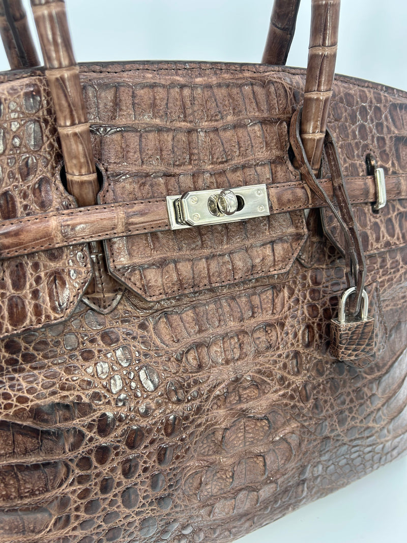 Vintage Hornback Alligator Birkin Bag