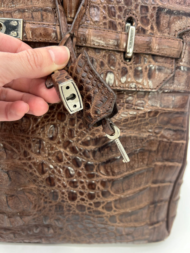 Vintage Hornback Alligator Birkin Bag