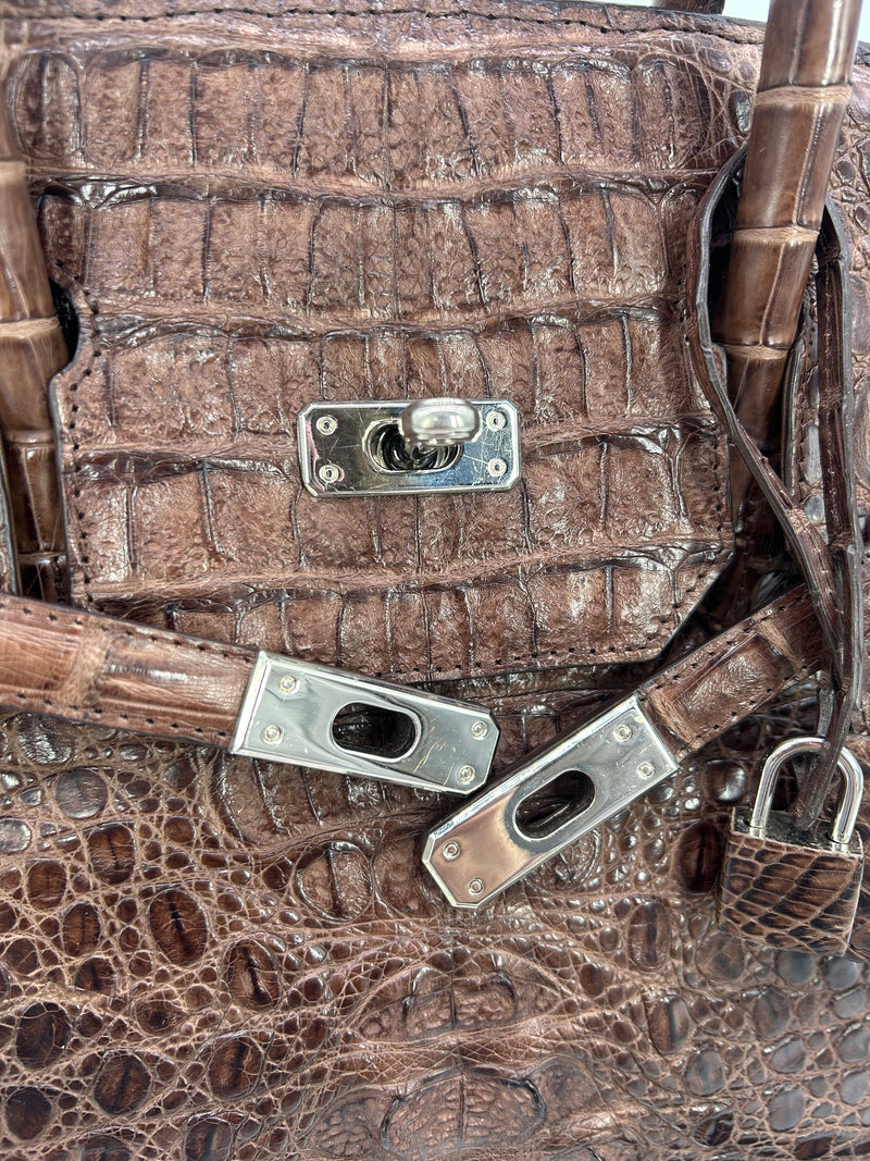 Vintage Hornback Alligator Birkin Bag