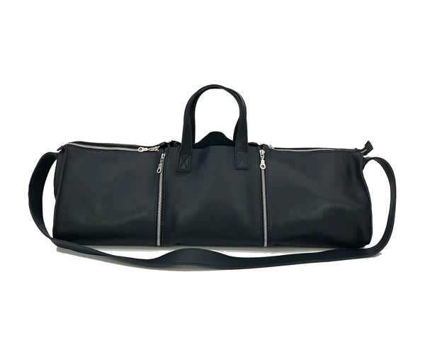 Designer Made in Italy Navy Blue Leather 3 in 1 Handbag Tote