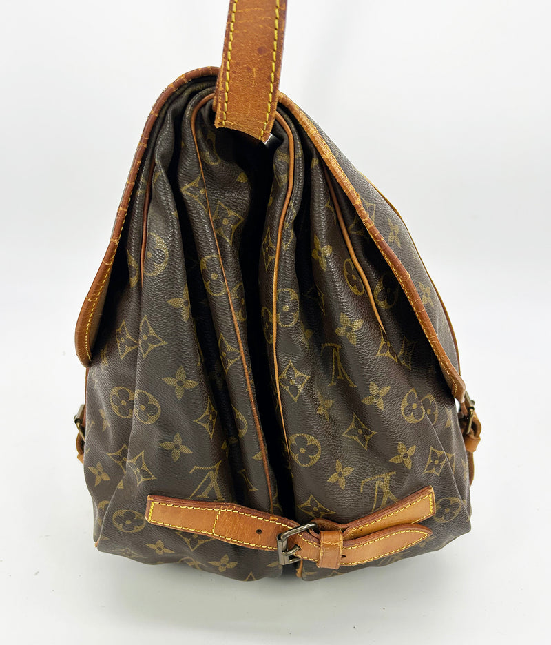 Vintage Louis Vuitton Monogram Samur 43 Messenger Shoulder Bag