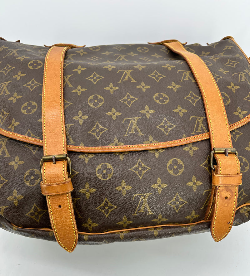 Vintage Louis Vuitton Monogram Samur 43 Messenger Shoulder Bag