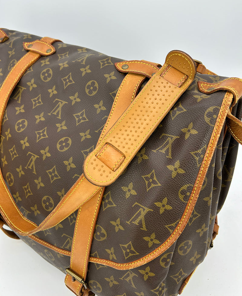 Vintage Louis Vuitton Monogram Samur 43 Messenger Shoulder Bag