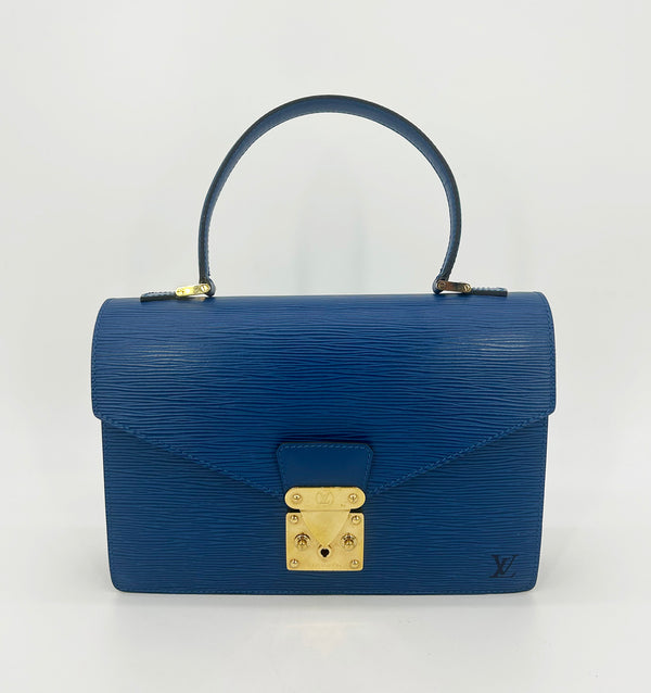 Louis Vuitton Blue Epi Concorde Bag