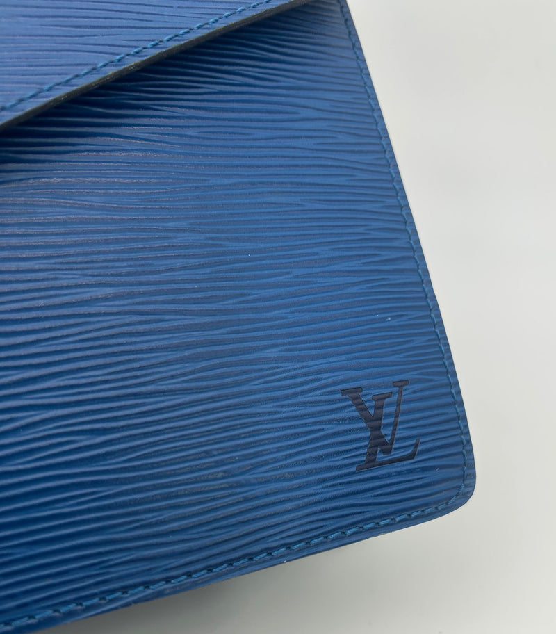 Louis Vuitton Blue Epi Concorde Bag