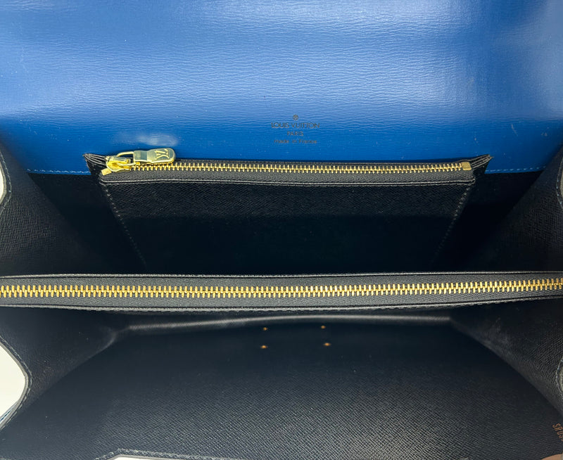 Louis Vuitton Blue Epi Concorde Bag