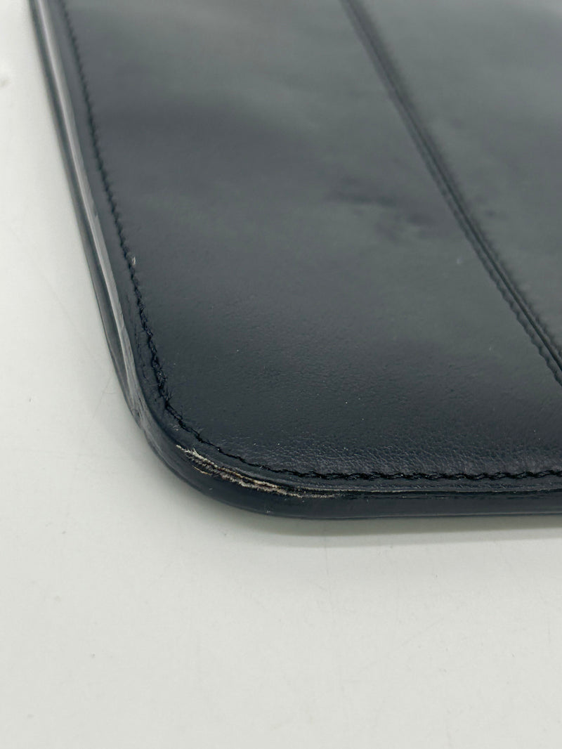 Fendi Peekaboo Phone Pouch Black Leather