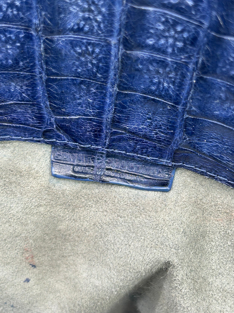Nancy Gonzales Blue Crocodile Linda Tote