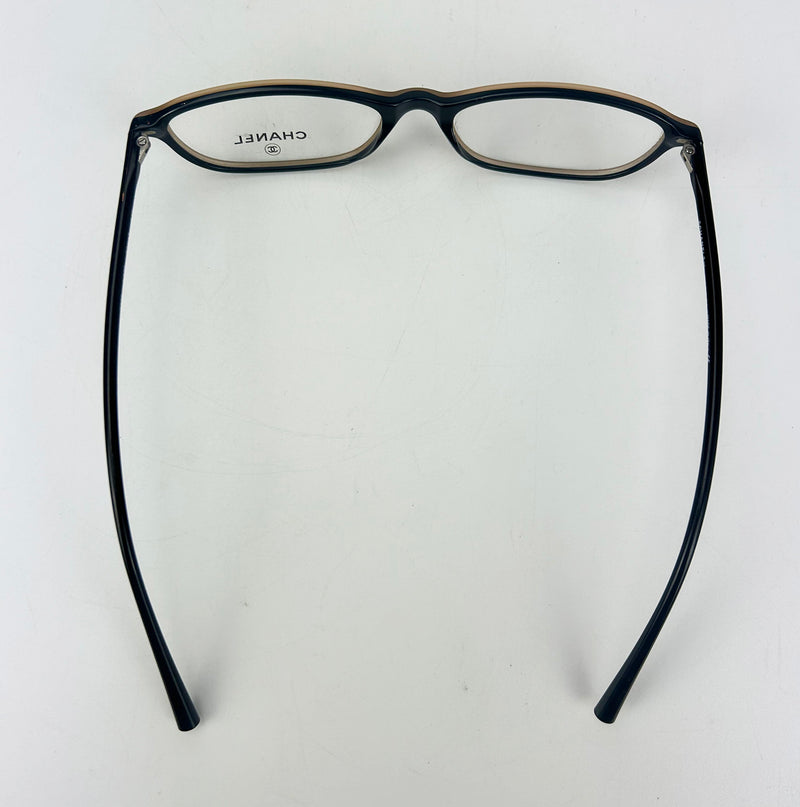 Chanel Vintage Brown and Tan Reading Glasses