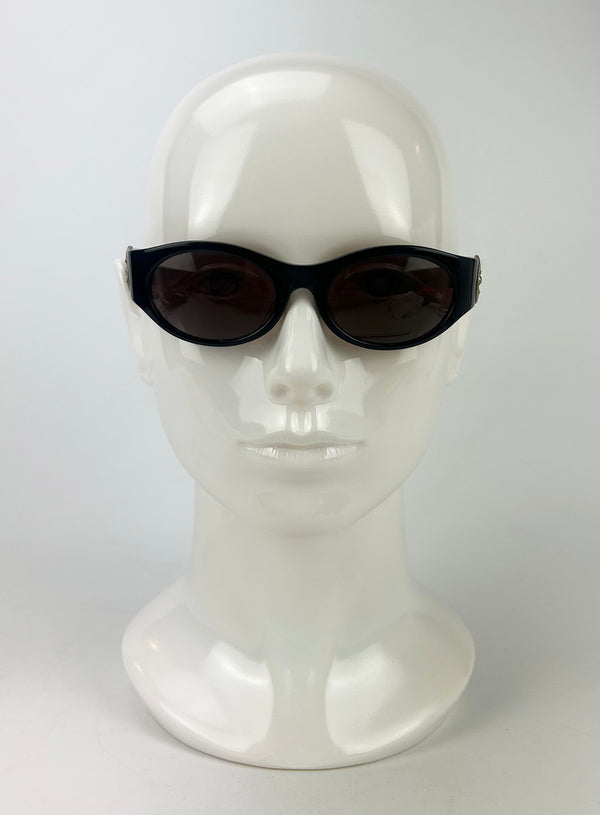 Barry Kieselstein Cord Vintage Black Moon Charm Sunglasses