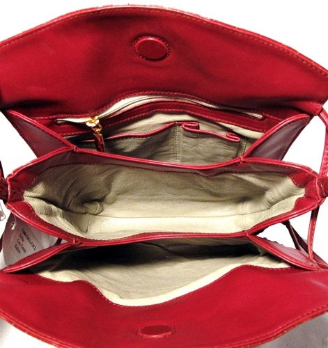 Private Lable Red Crocodile Shoulder Bag