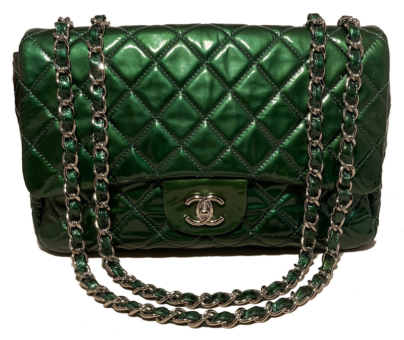 classic green chanel bag