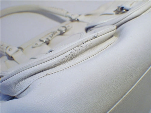 Christian Dior White Leather Shoulder Shopper Bag- LIMITED EDITION