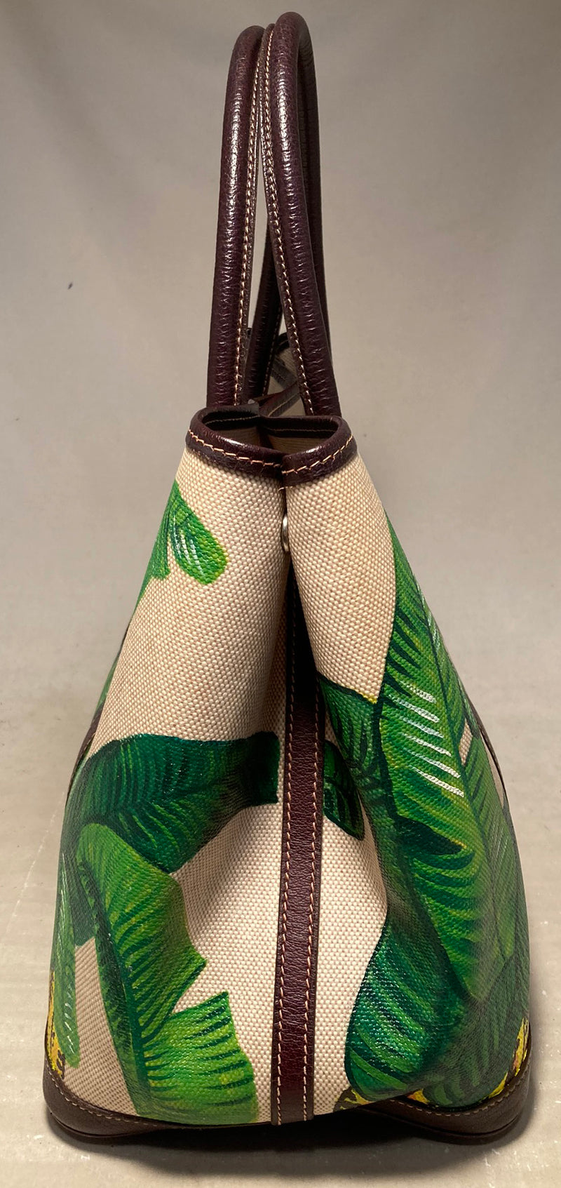 Hermes Hand Painted Banana Leaf Garden Party 35 – Ladybag International