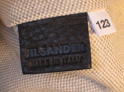 Jill Sander Black Python Shoulder Bag