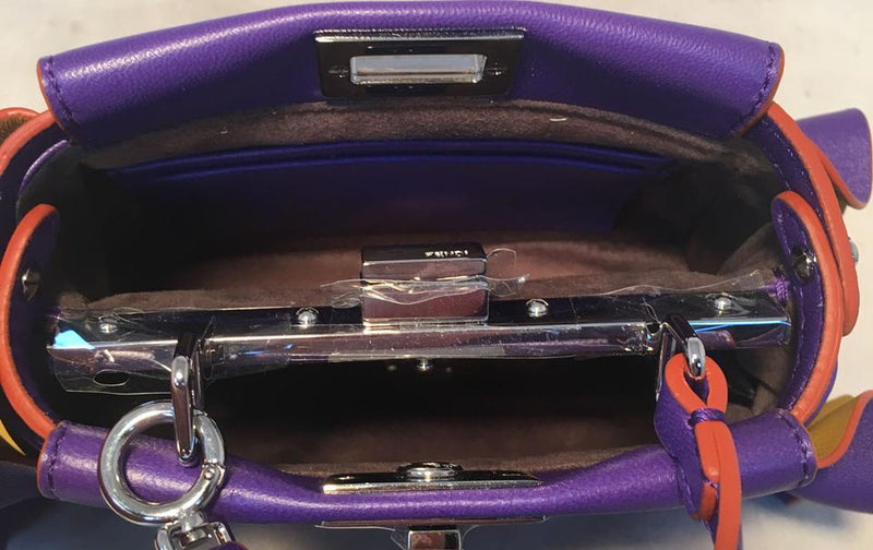 Fendi Purple Micro Mini Peekaboo Bag – Ladybag International