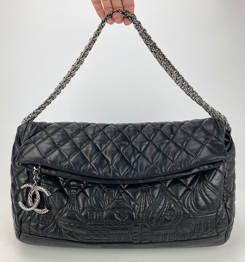 Chanel Paris-Moscow Red Square Kremlin Large Shoulder Bag