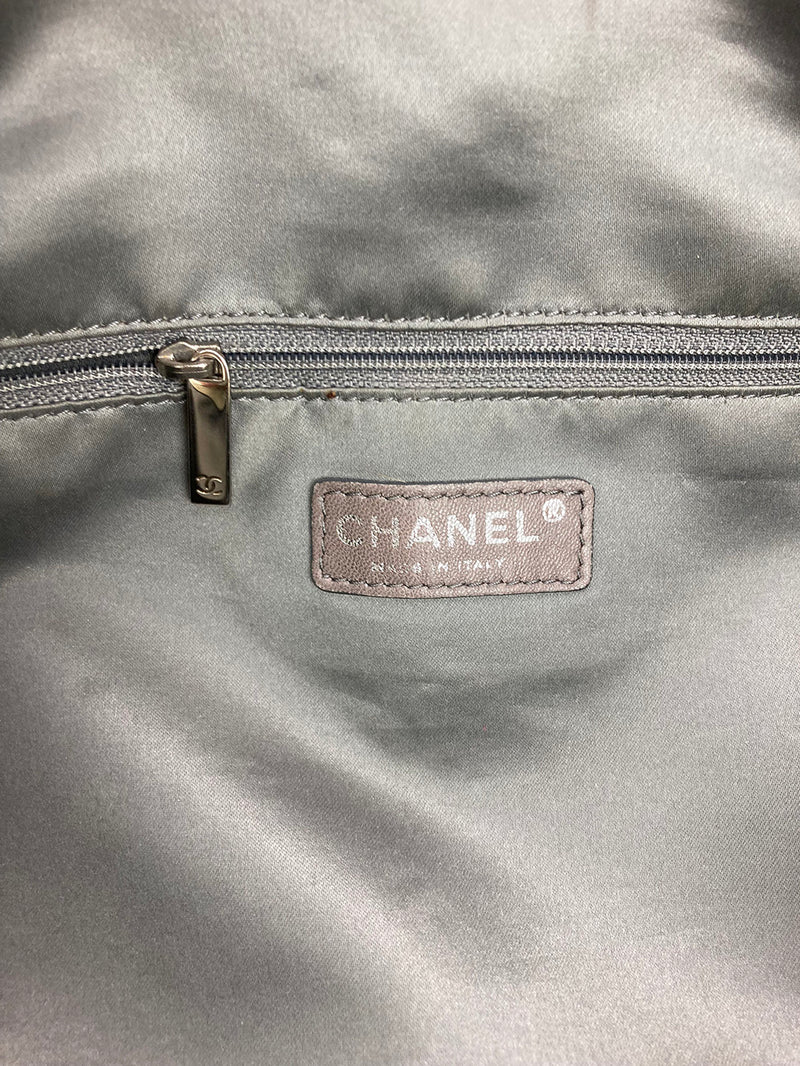 Chanel White Pocket in the City Tote