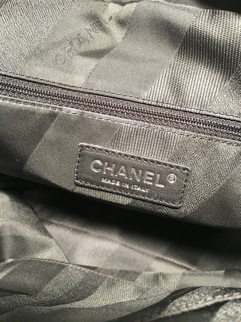 Chanel Black and Grey Portobello Tote