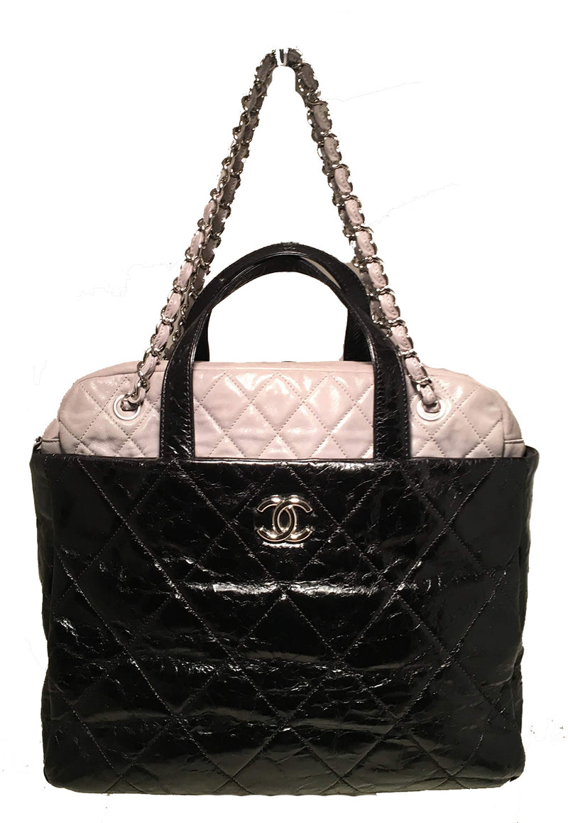 Portobello leather handbag Chanel Grey in Leather - 33224464