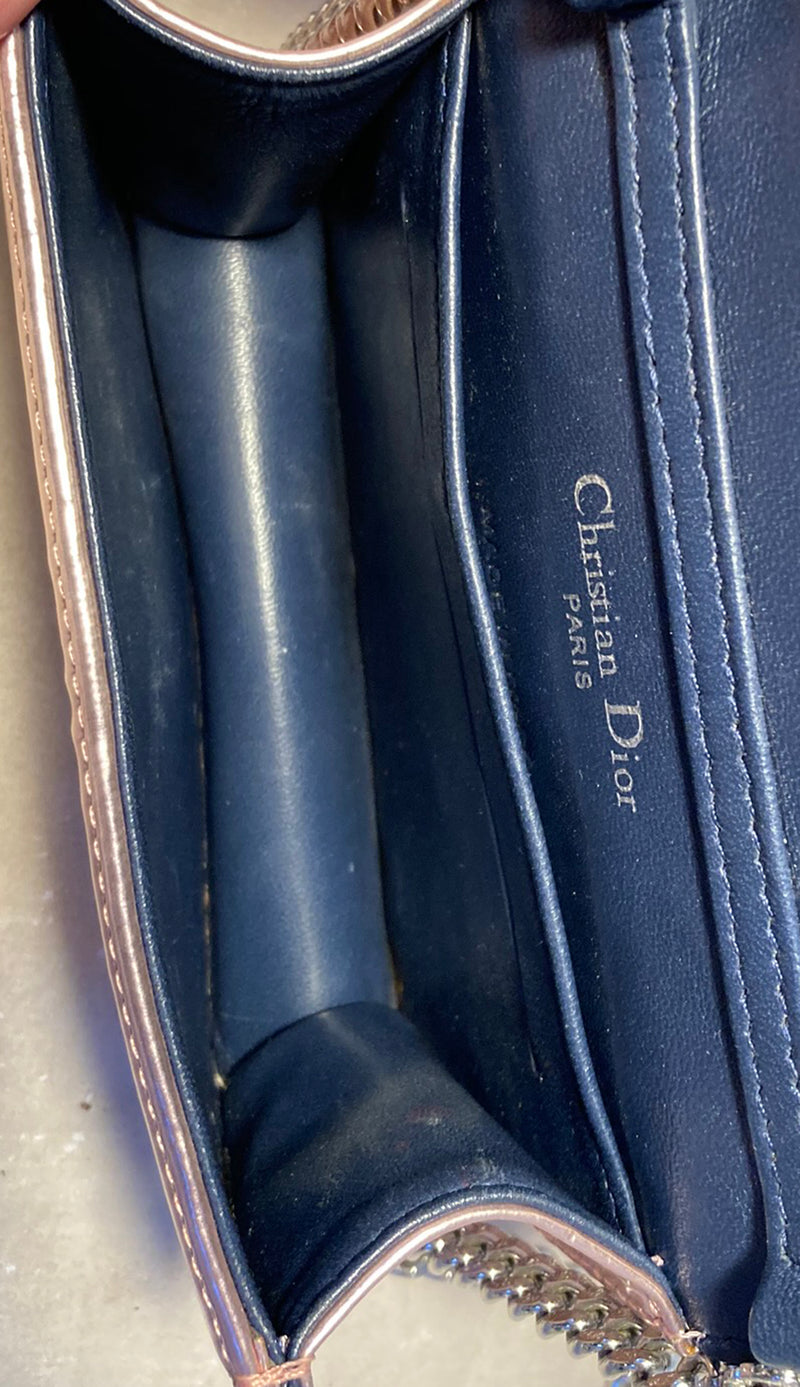 Dior Diorama Copper Salmon Shoulder Bag