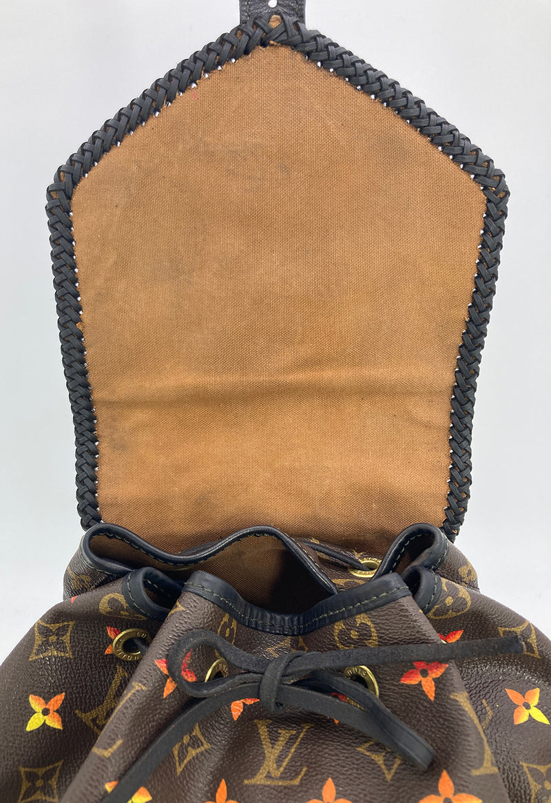 Vintage Louis Vuitton Montsouris GM Backpack Drawstring 