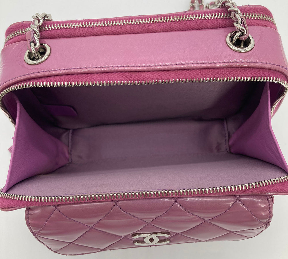 Chanel Purple Patent Pocket Box Camera Case – Ladybag International